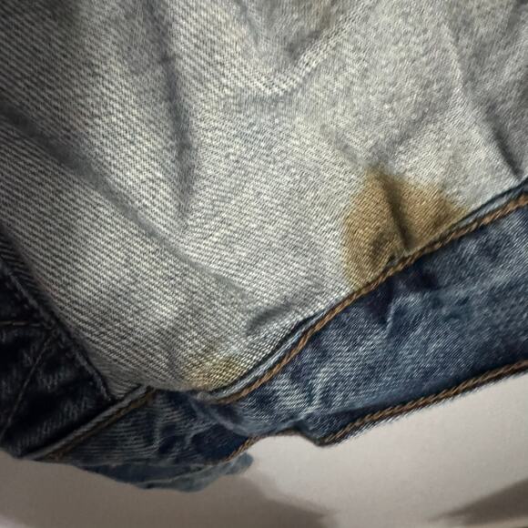 Gap 1969 100% Cotton Medium Wash Jean Jacket Women's Size Medium Pockets Rugged - Picture 6 of 9